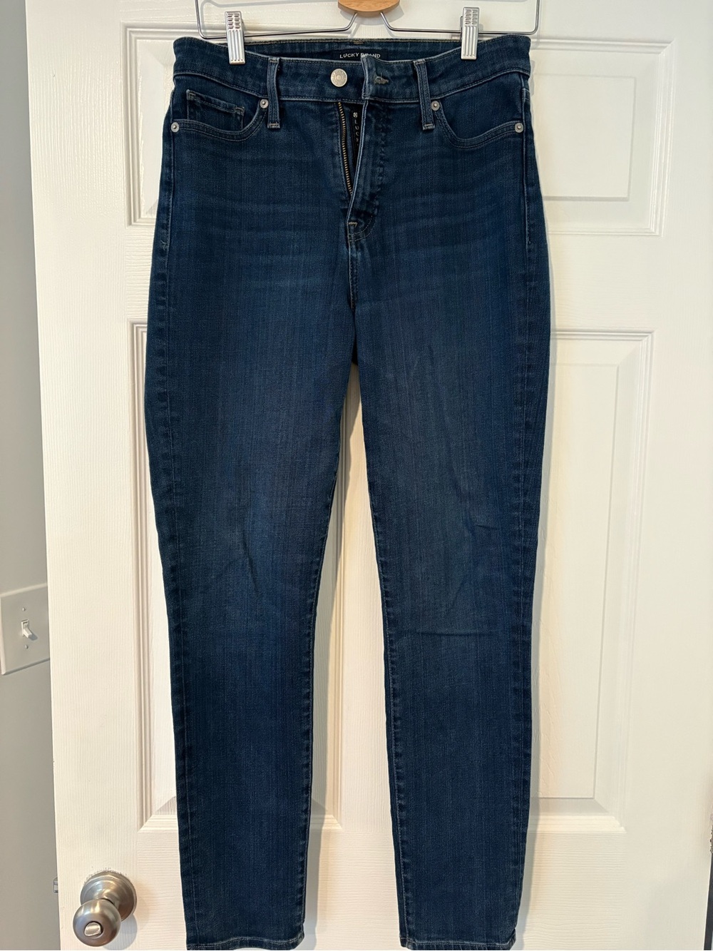 Lucky Brand Women's Dark Blue Skinny Jeans